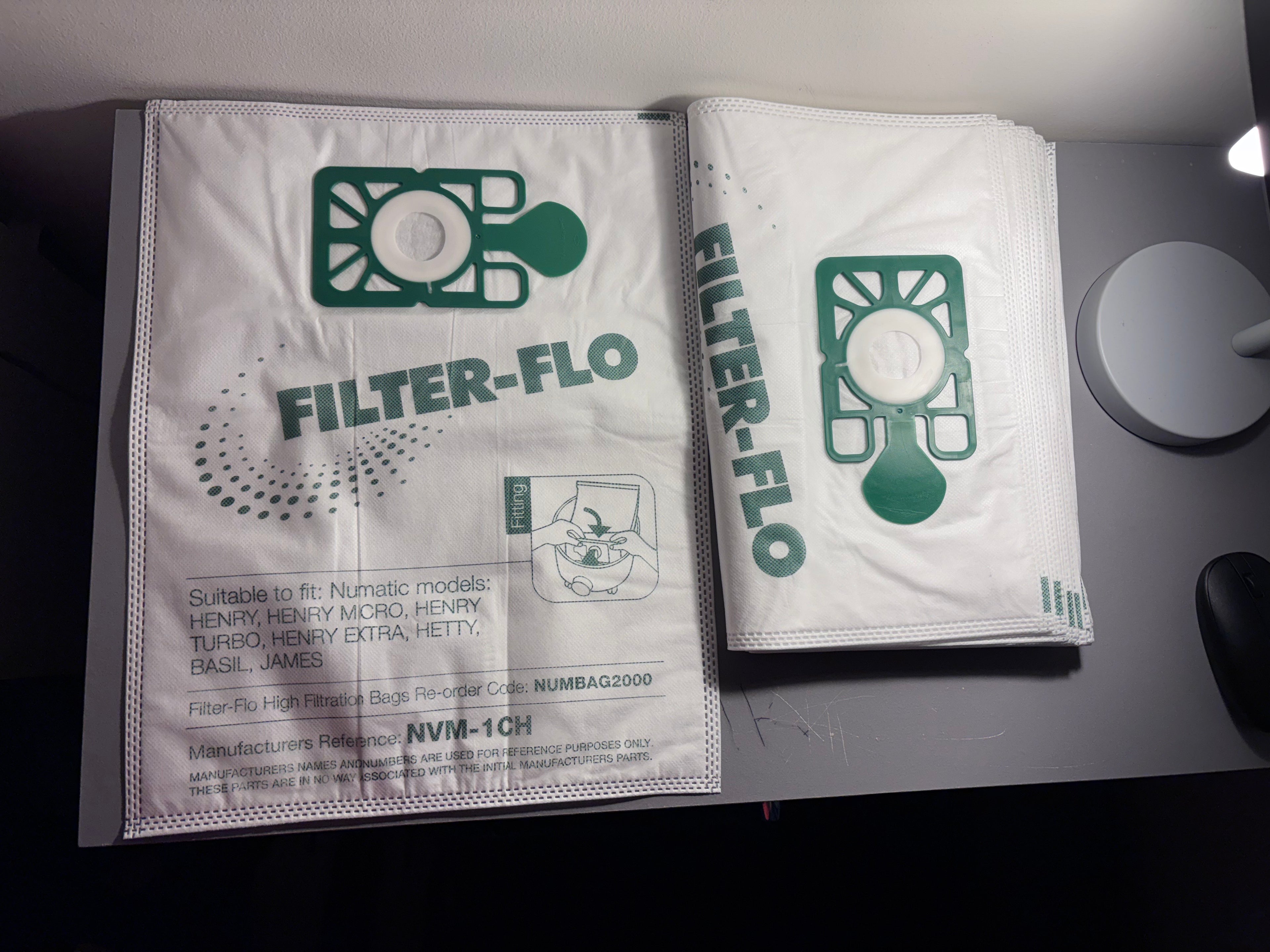 Henry STYLE Numatic Dust Bags (Pack of 10)